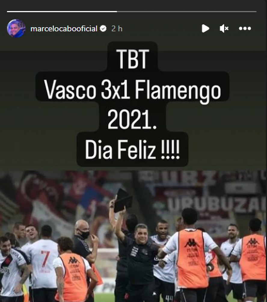 Marcelo Cabo relembra vitória sobre o Flamengo