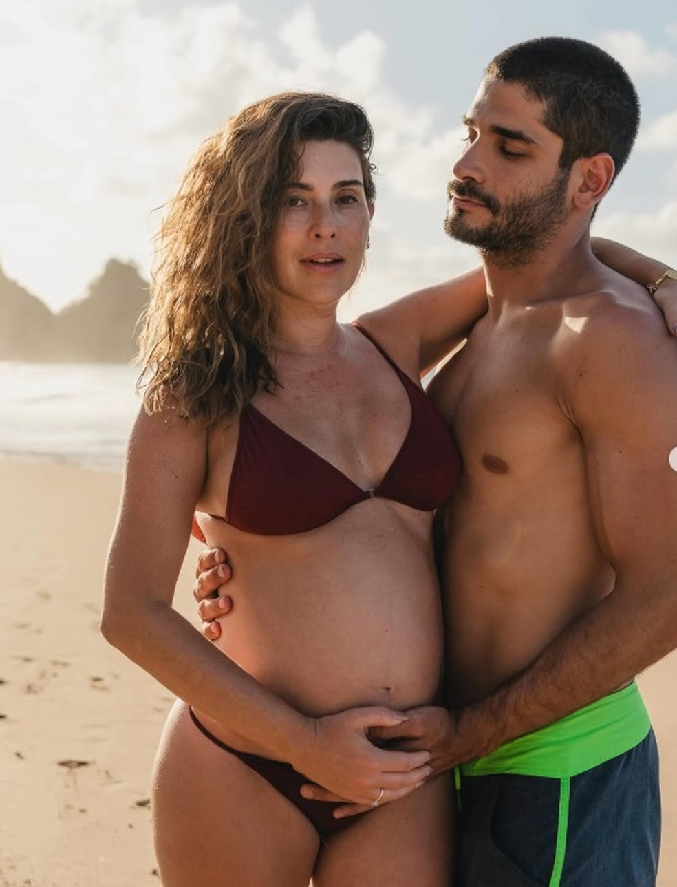 Fernanda Paes Leme e Victor Sampaio — Foto: Reprodução/Instagram