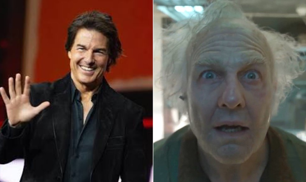 Tom Cruise surge irreconhecível em novo filme — Foto: Reprodução