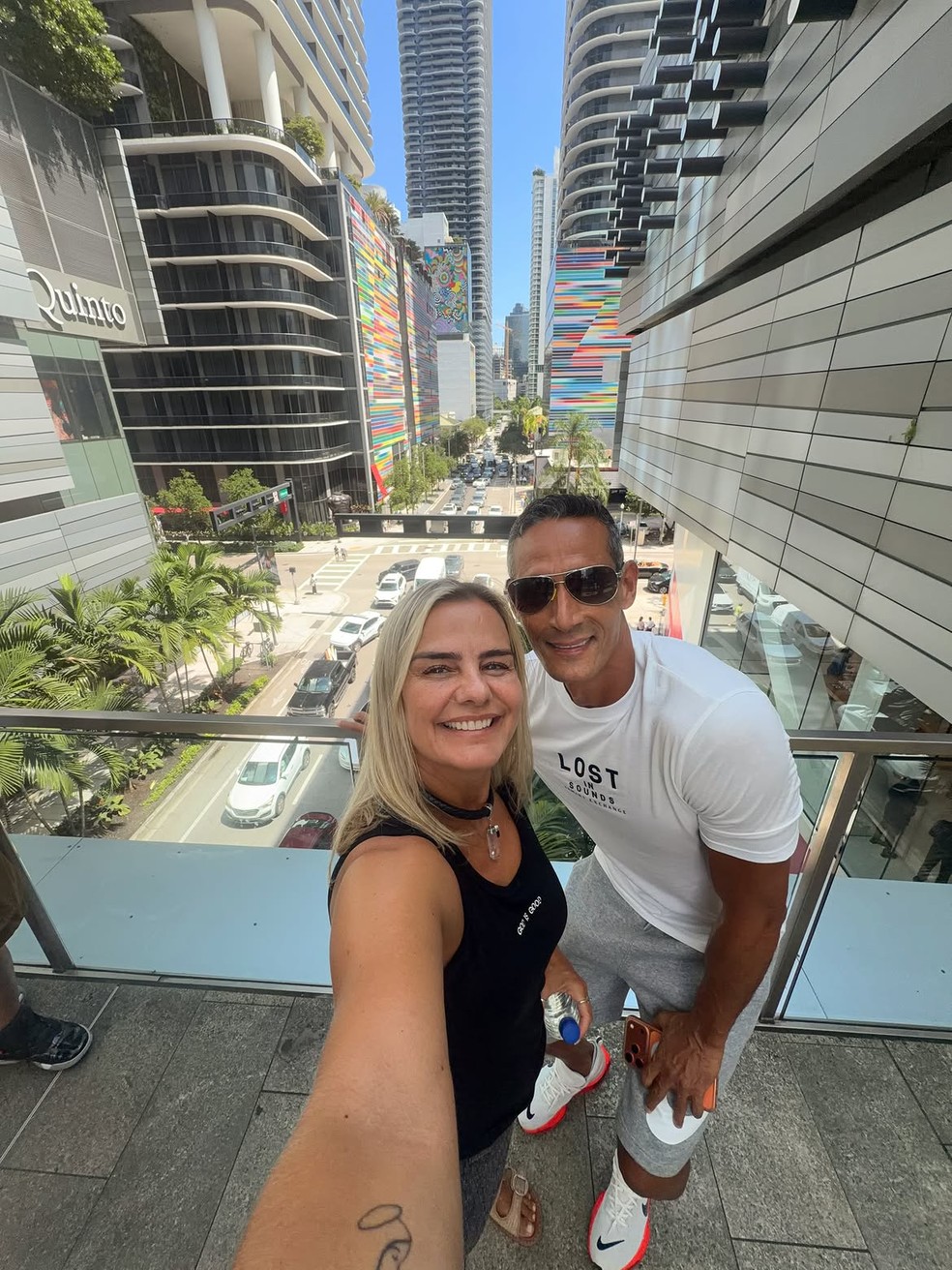 Milene Dominggues curte Miami com namorado, ex-jogador — Foto: Reprodução/Instagram