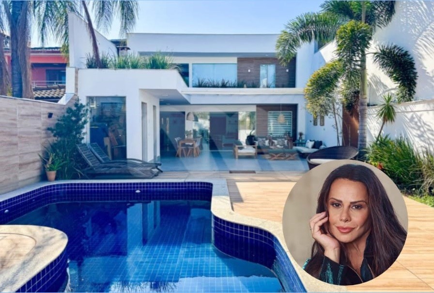 Três andares, piscina e sauna: conheça o novo lar de Viviane Araújo no Rio - QTU Questões do Universo