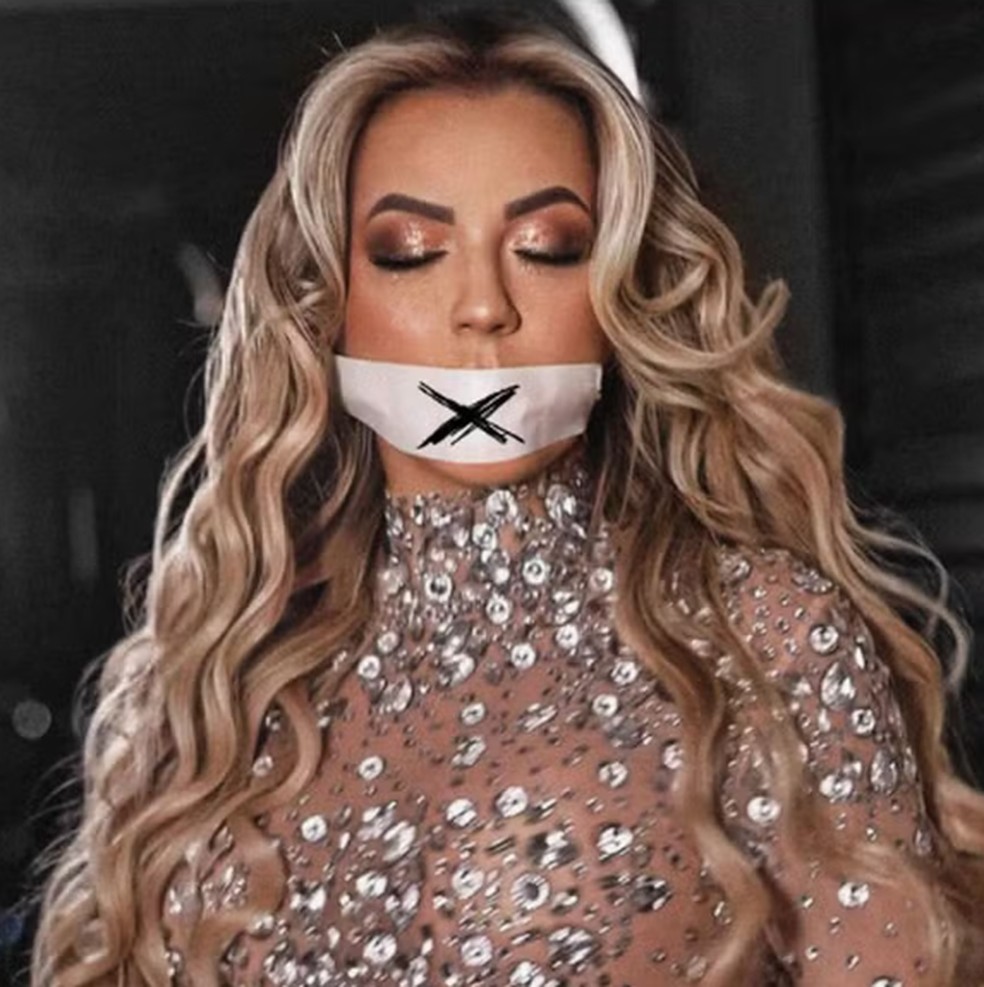 Deolane fez post nas redes sociais — Foto: Reprodução