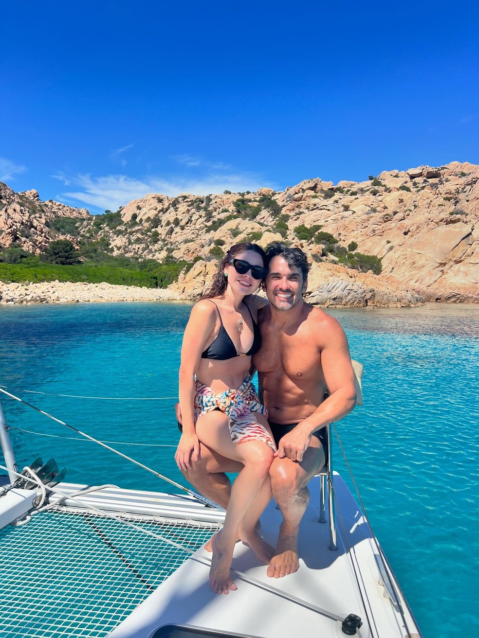 Marcela Barrozo está de férias com o marido na Itália — Foto: Reprodução/Instagram