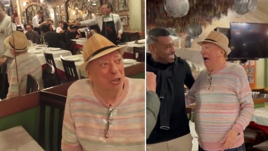 Após alta hospitalar, Raul Gil surge em público com bom humor e interage com fãs