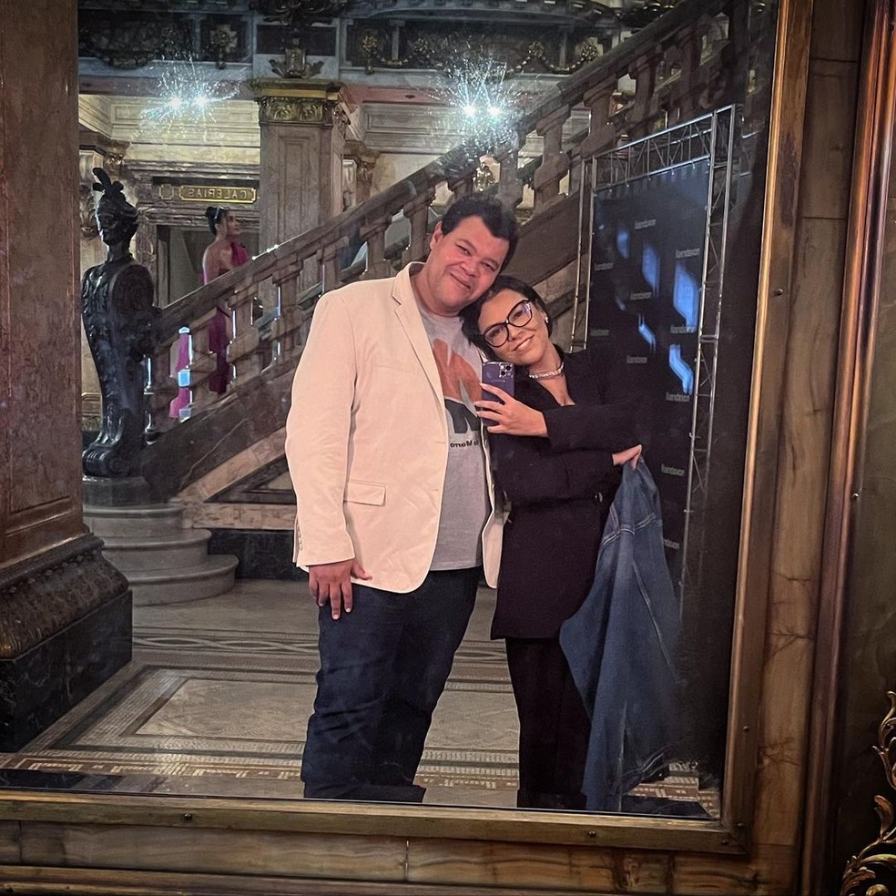 Babu Santana com a ex, Livia Nascimento &mdash; Foto: Reprodu&ccedil;&atilde;o/Instagram
