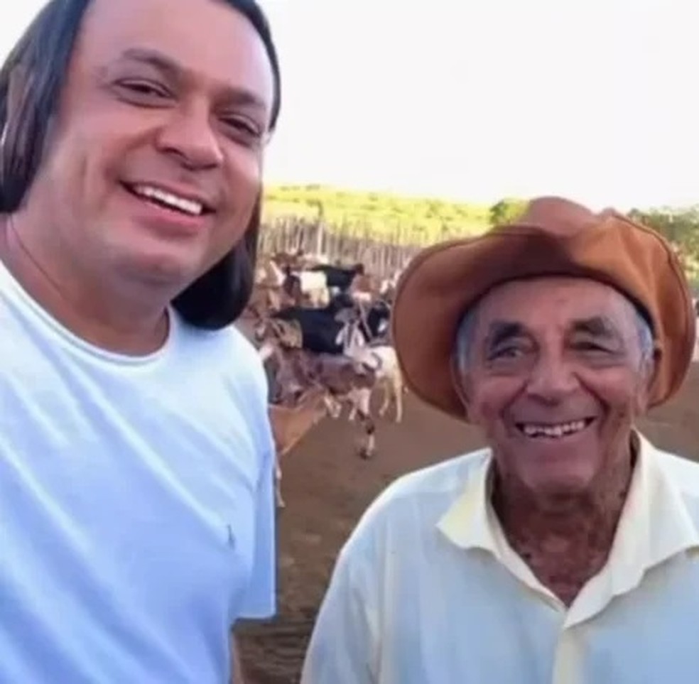 Frank Aguiar lamenta a morte do pai, aos 87 anos — Foto: Reprodução/Instagram