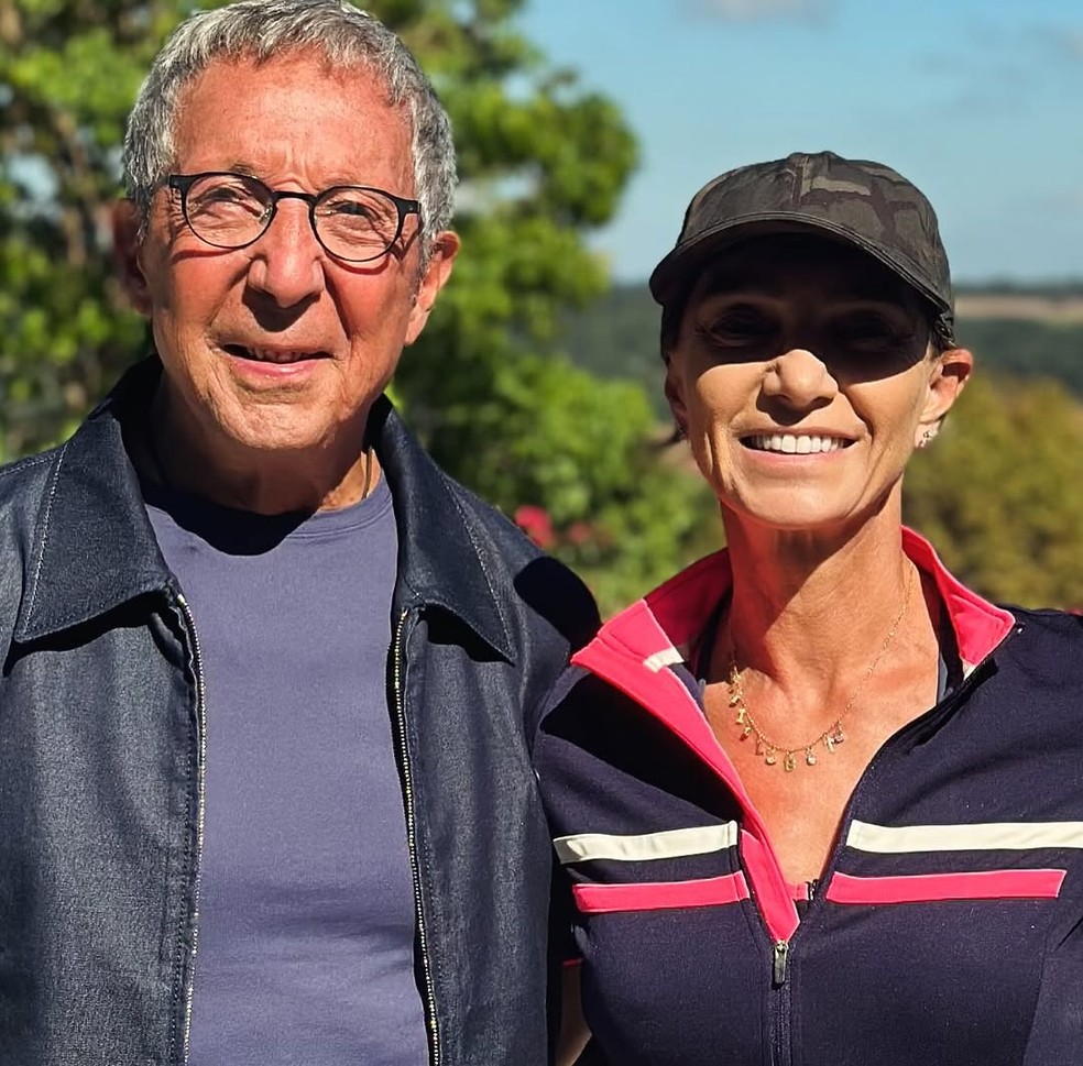 Abílio Diniz com a filha mais velha, Ana Maria — Foto: Reprodução/Instagram