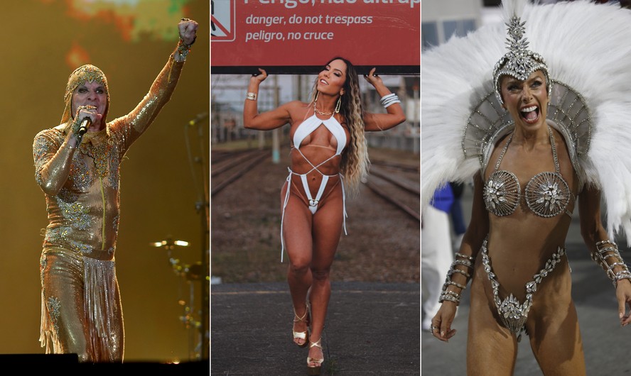 Ney Matogrosso, Mulher Melão e Adriane Galisteu são alguns dos famosos que vão desfilar no Grupo Especial do carnaval do Rio em 2026