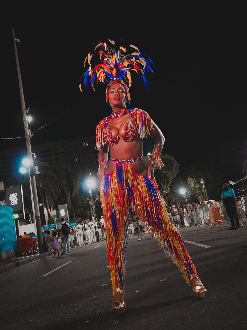 Carmen Mondego é musa da Imperatriz Leopoldinense — Foto: Gipe Produção/Instagram