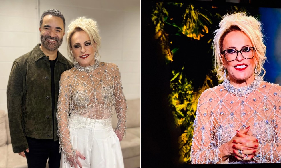 Ana Maria Braga posa com o marido, Fábio Arruda, e ganha elogios ...