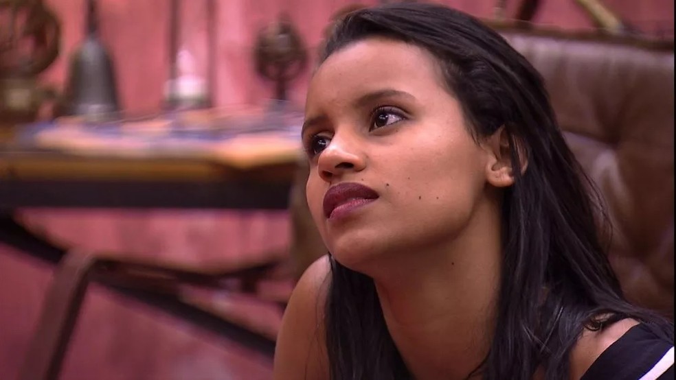 Gleici no quarto secreto, após o paredão falso do "BBB 18" — Foto: Reprodução