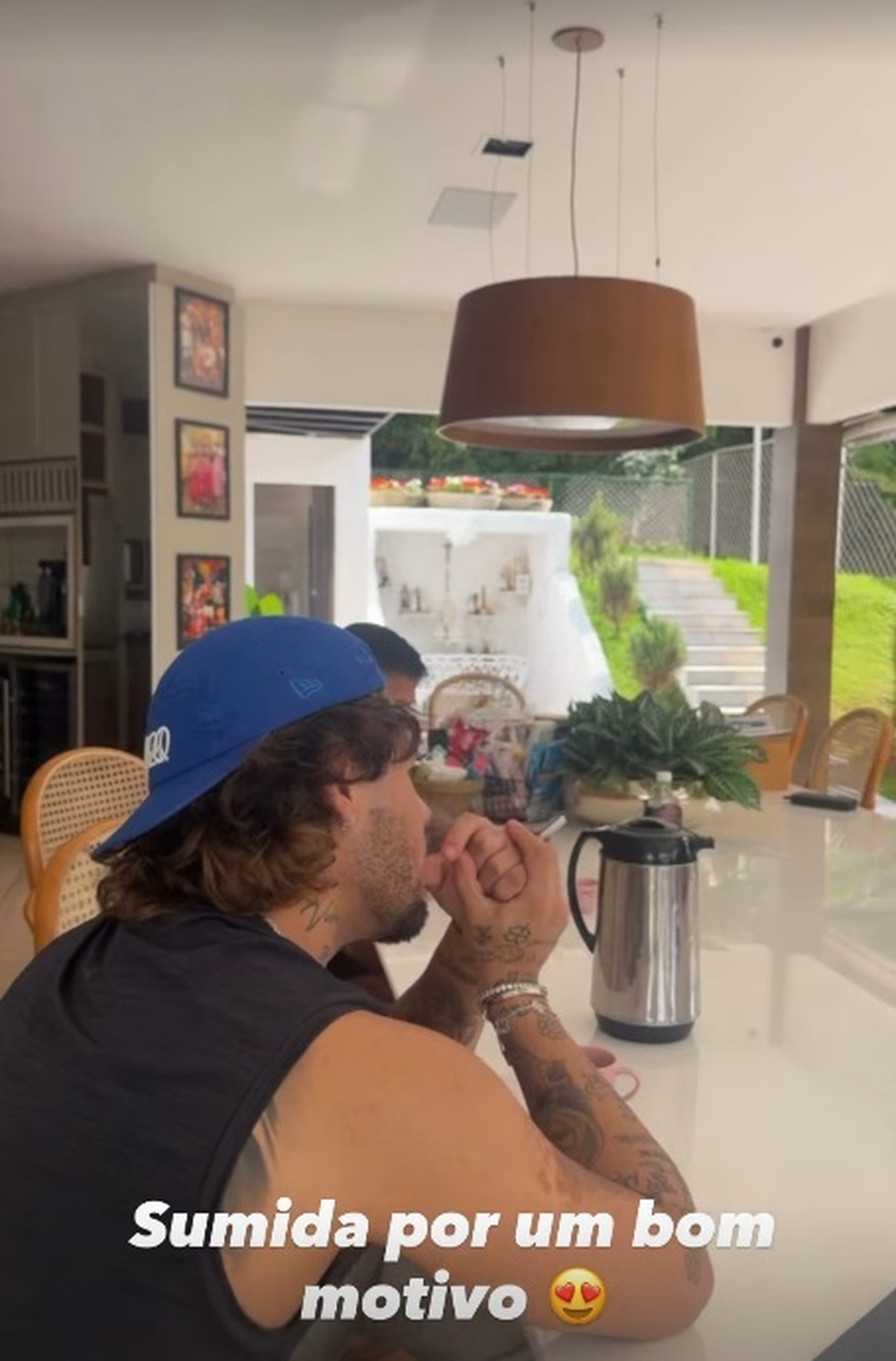 Antes de anunciar término, Zé Felipe se refugiou em fazenda — Foto: Reprodução/Instagram