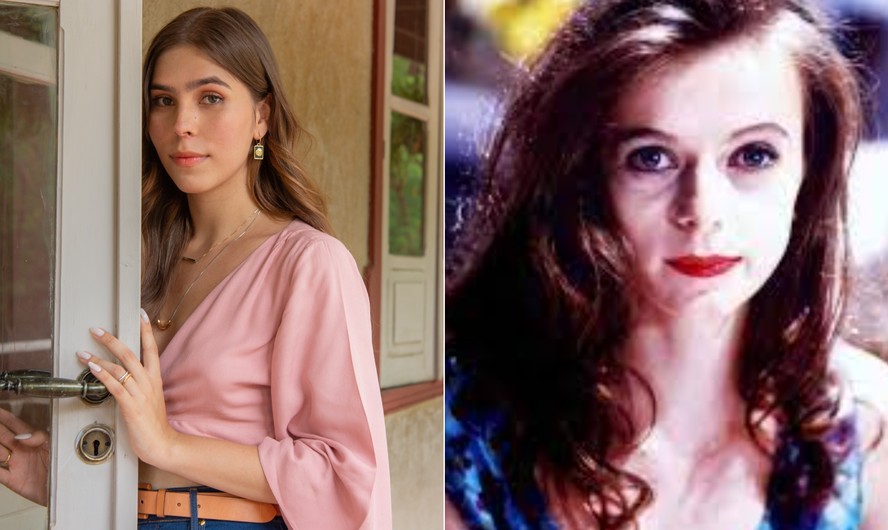 Maria Luisa Mendonça e Gabriela Medeiros como Buba em 'Renascer'