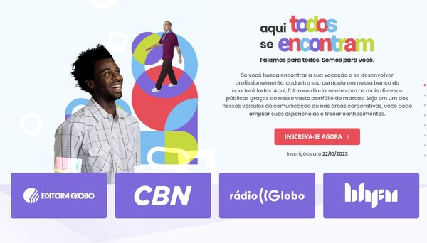 Editora Globo e do Sistema Globo de Rádio abrem programa de estágio para 2024