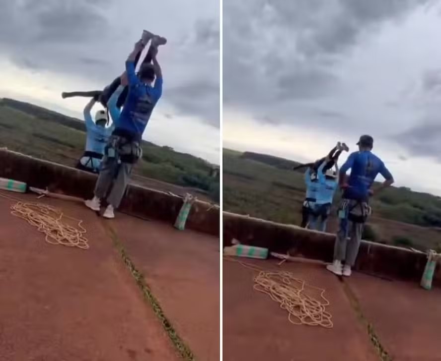 Rope jump: polícia identifica quem retirou câmera de jovem morta em queda