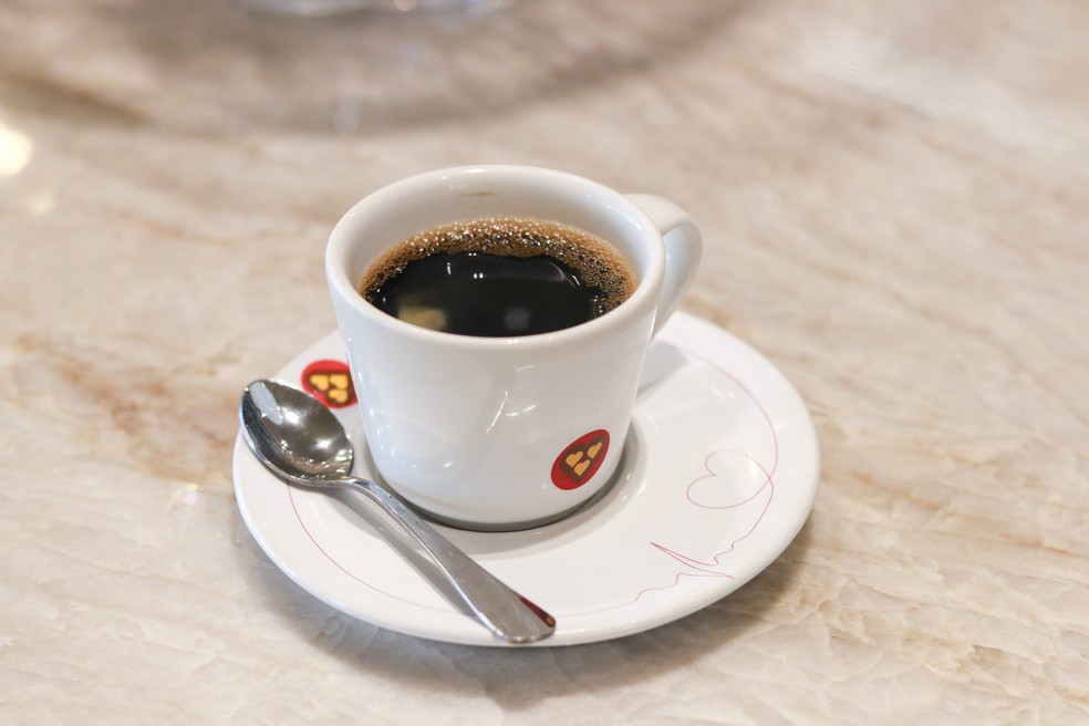 Cafezinho coado da Padaria Central de Marechal — Foto: Divulgação