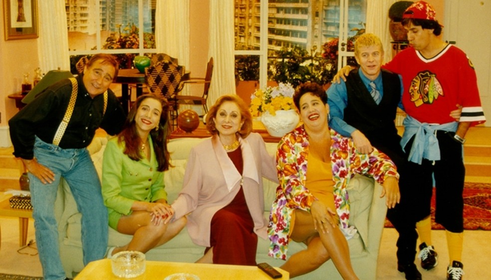 O elenco original do "Sai de baixo" — Foto: divulgação/ TV Globo