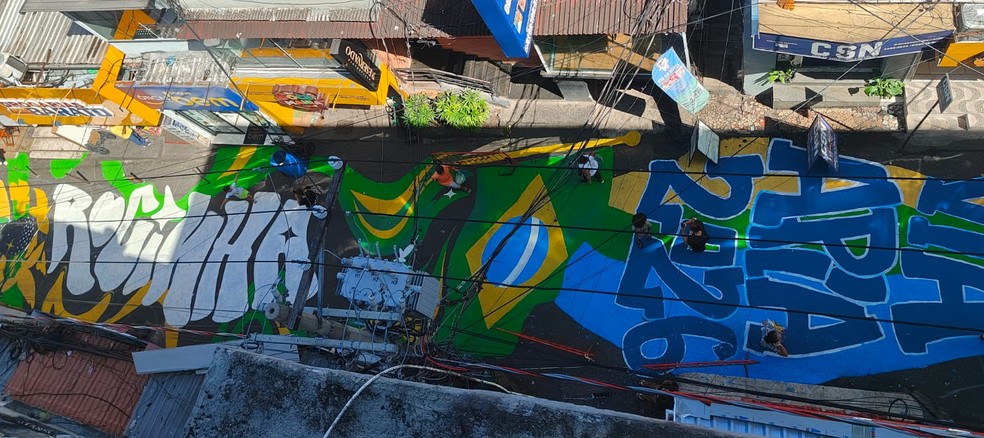 Quando a comunidade pinta a Copa