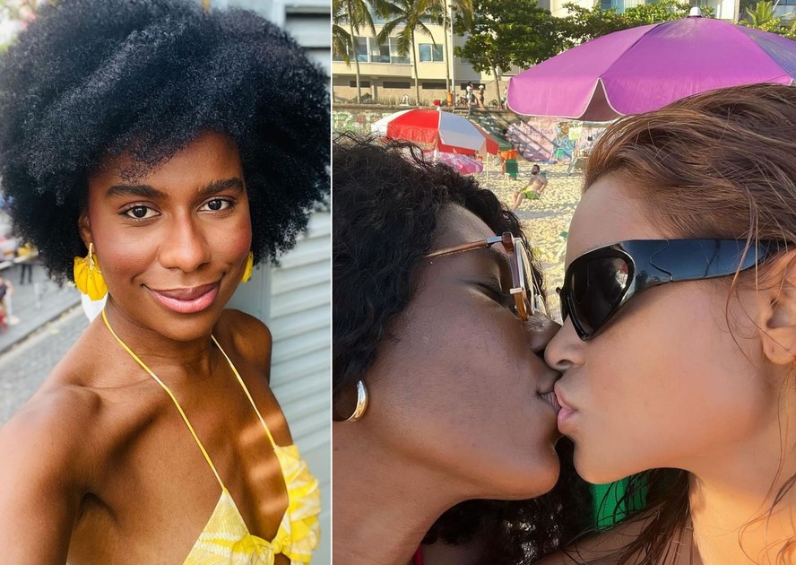 Indira Nascimento celebra post de beijo em Lucy Alves
