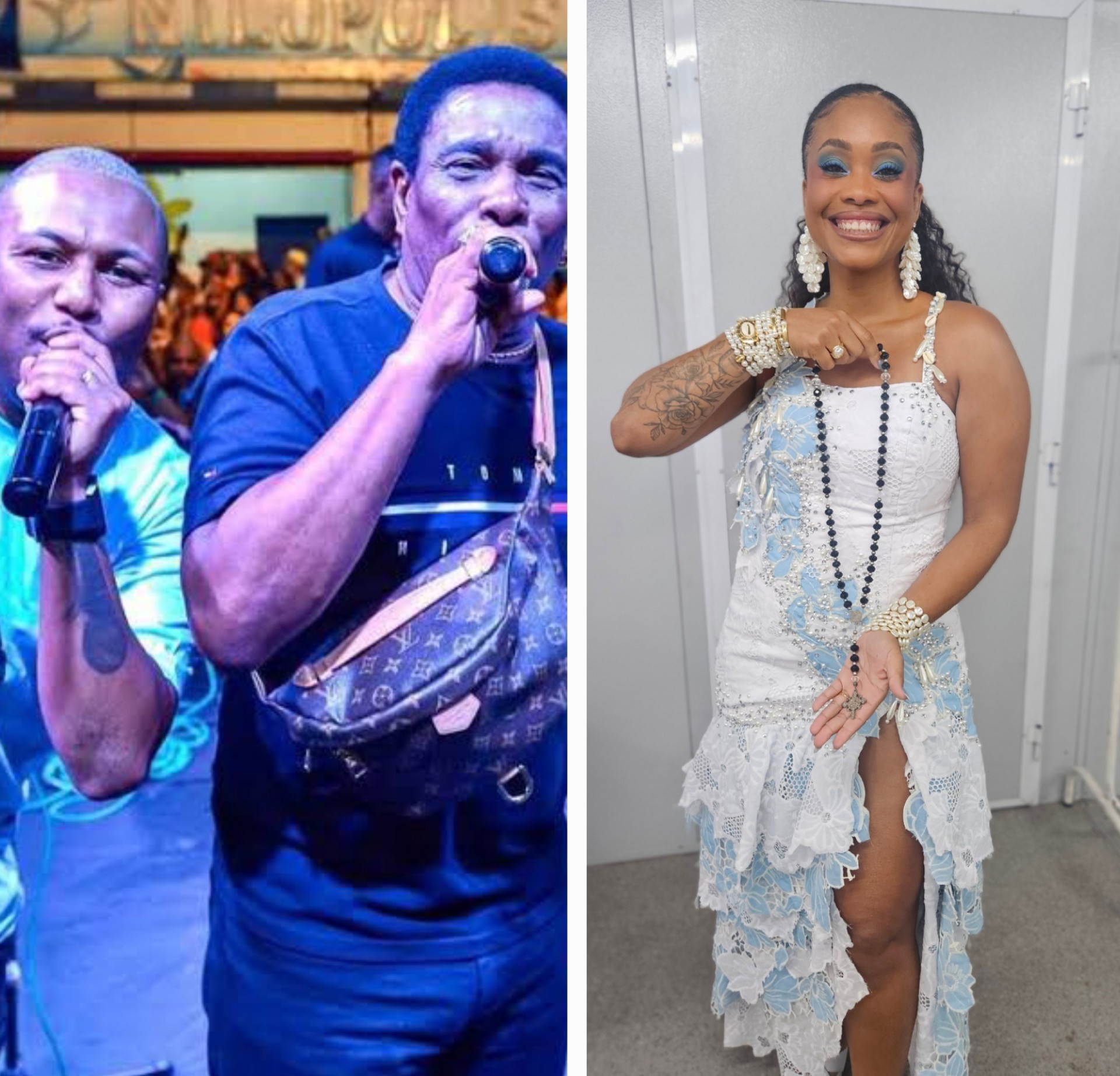 Terço de Jessica Martin na Beija-Flor foi amuleto dado por herdeiro de Neguinho, morto em acidente