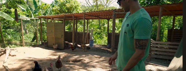 O sítio de Daniel Cady na Bahia — Foto: Reprodução/YouTube