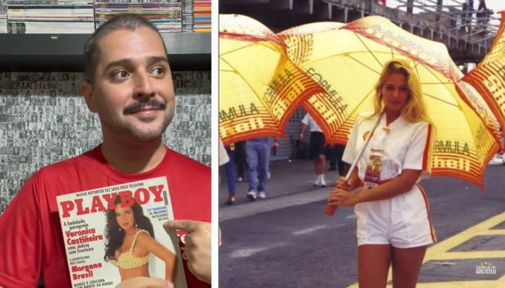 Lucas Hit revirou o acervo de Adriane Galisteu  a pedido da apresentadora — Foto: reprodução/ youtube