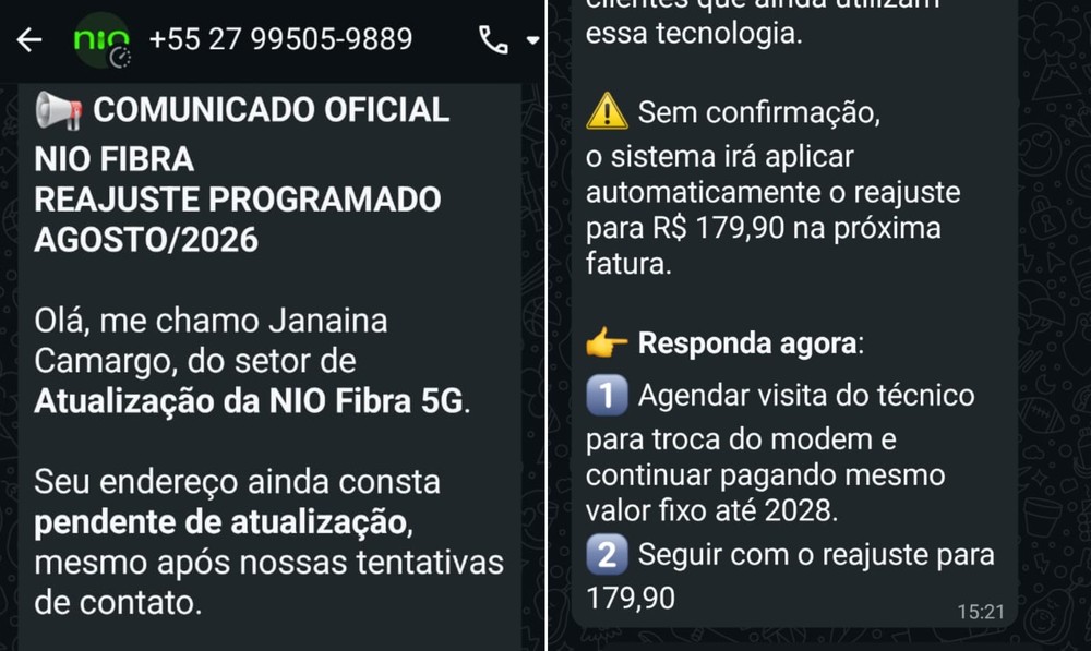 É golpe! Nio não está obrigando clientes a trocarem modem para evitar ...