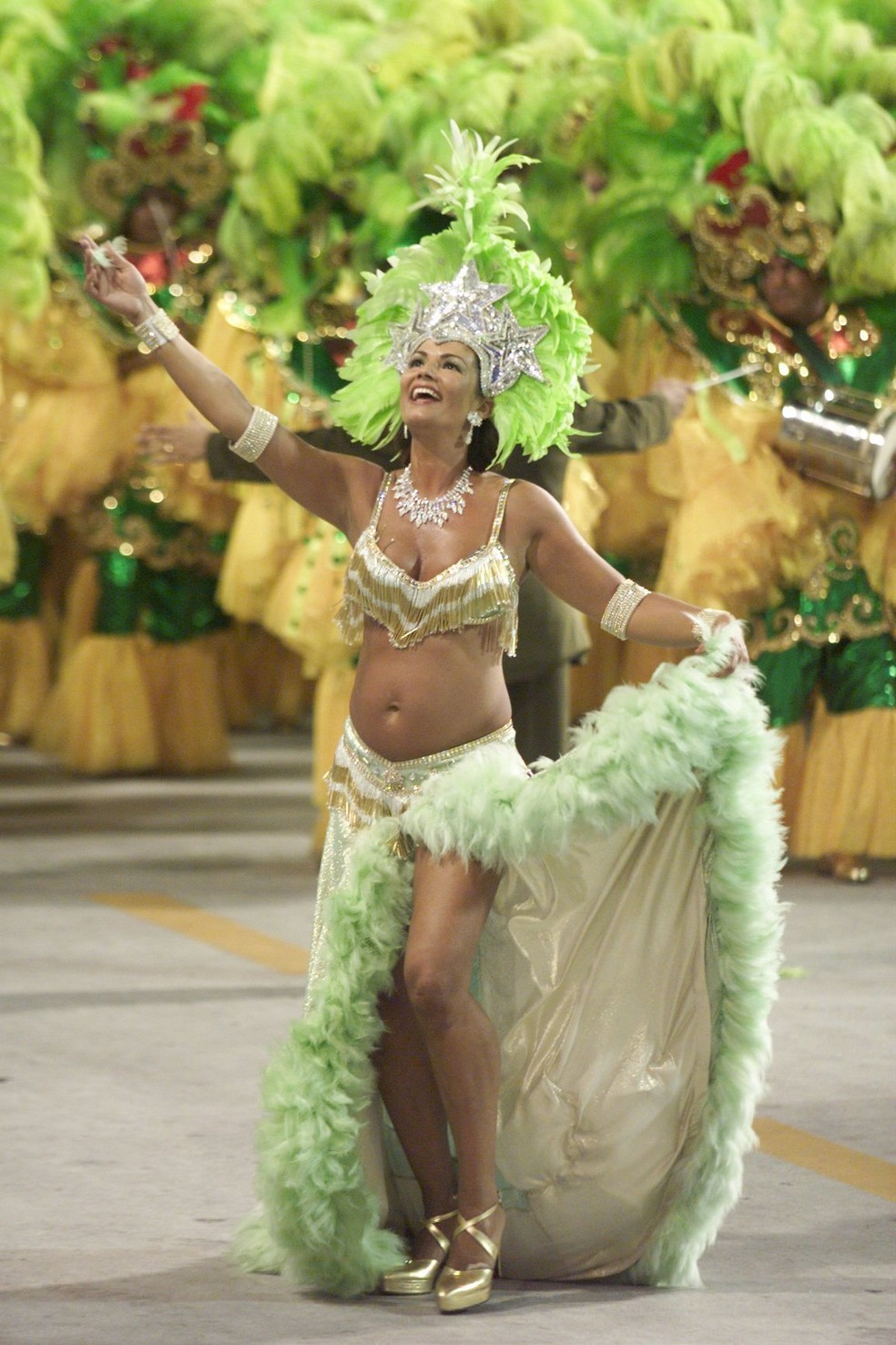 LUIZA BRUNET, GRÁNA IMPERATRIZ LEOPOLDINENSE, EM 1999 — Foto: Fernando Maia