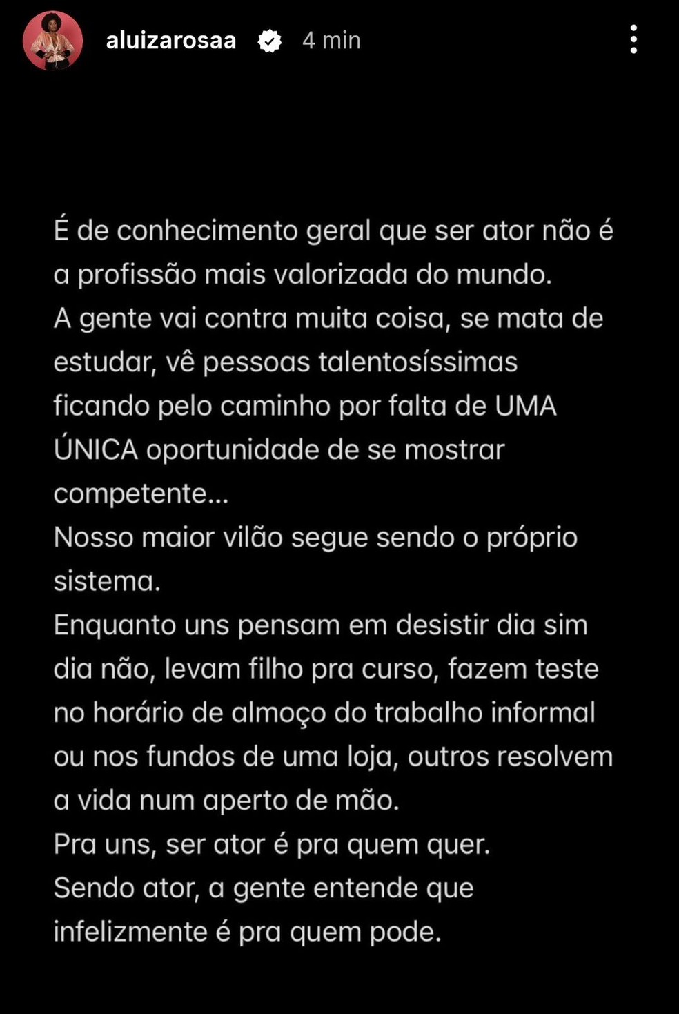 Atriz de 'Três Graças' solta o verbo após ex-BBB Juliano Floss ser escalado para novela — Foto: Reprodução/Instagram
