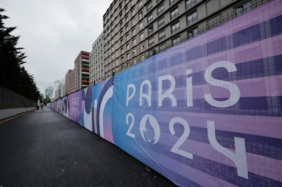 Vila Ol&iacute;mpica em Paris &mdash; Foto: AFP