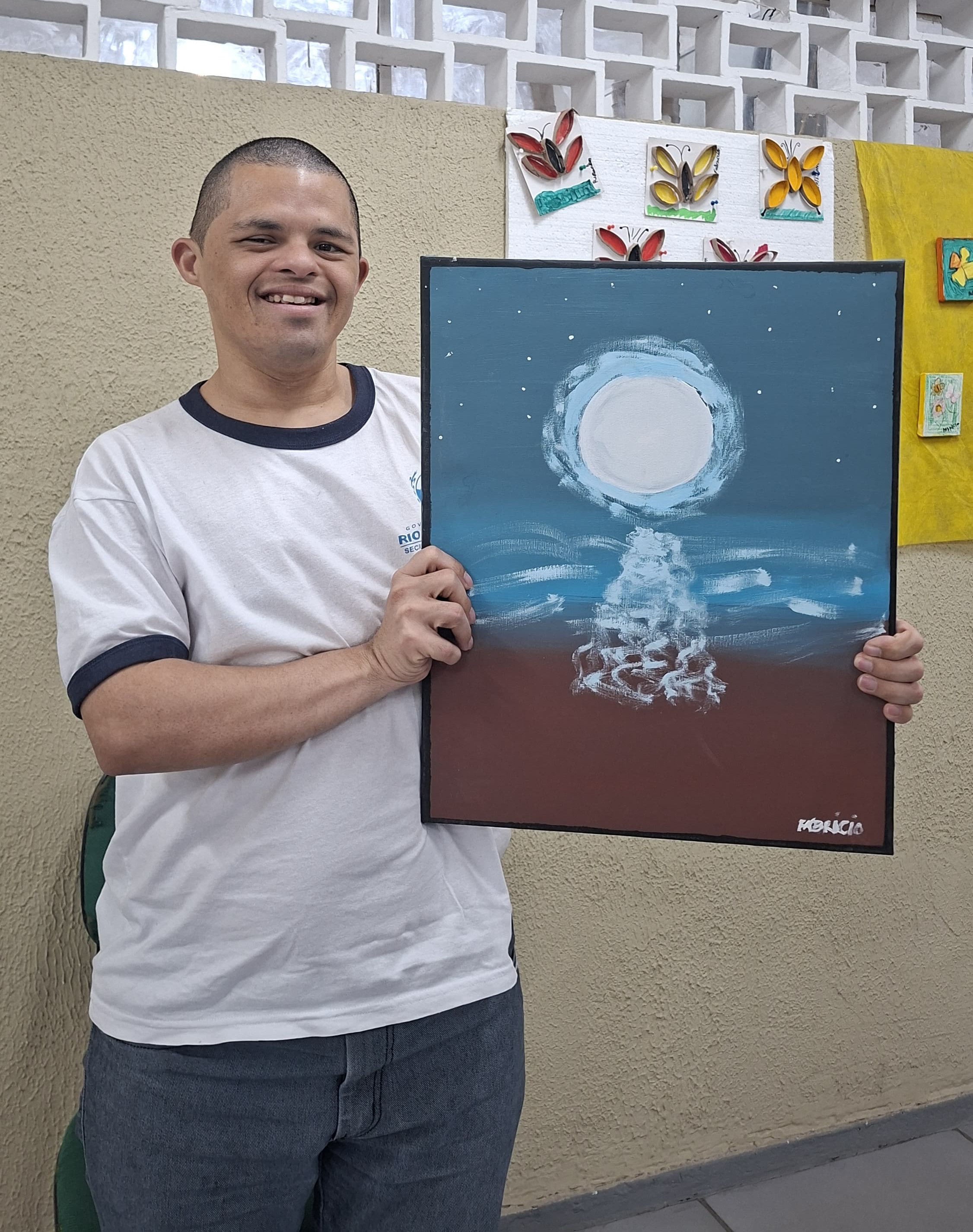 Exposição em Nova Iguaçu mostra obras de alunos da educação especial