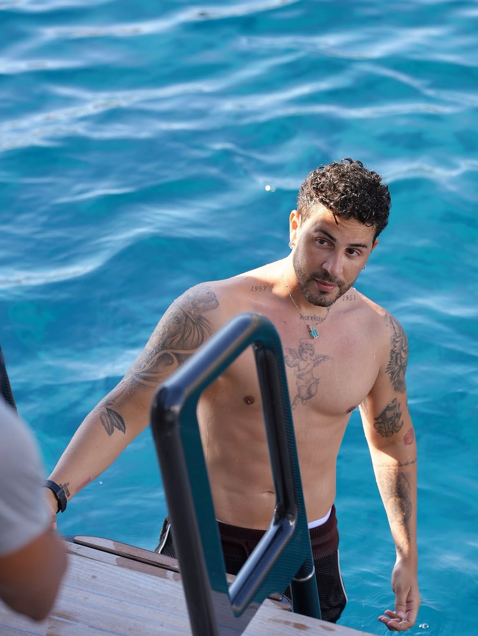 Carlinhos Maia em Mykonos — Foto: Instagram/reprodução