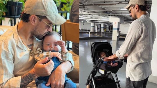 Arrascaeta, do Flamengo, compartilha momentos de paternidade com o filho Milan