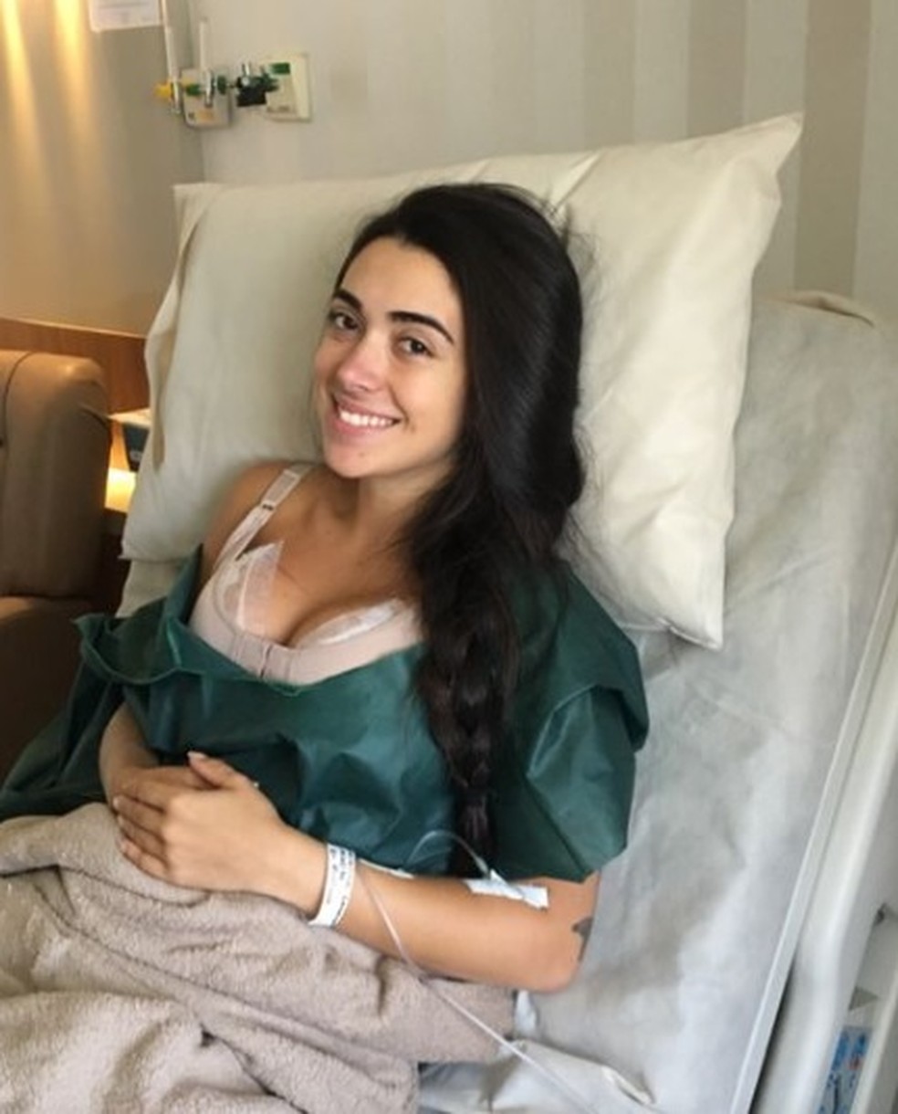 Giovanna, do 'BBB 24', após ter colocado silicone, em 2019 — Foto: Reprodução/Instagram