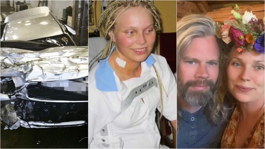 Jeanette Hedström quase morreu em um acidente de carro em 2004; anos depois, se casou com o homem que viu em uma 'visão'