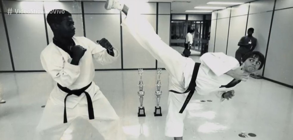 Murilo Rosa foi atleta de taekwondo — Foto: Reprodução/TV Globo