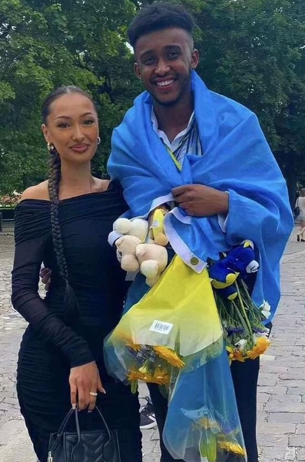 Saga Forsgren Elneborg, que estava gr&aacute;vida, foi morta pelo namorado, Mohamedamin Abdirisek Ibrahim &mdash; Foto: Reprodu&ccedil;&atilde;o