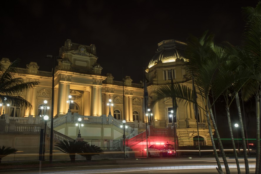 Fachada do Palácio da Guanabara, sede do governo estadual do Rio de Janeiro