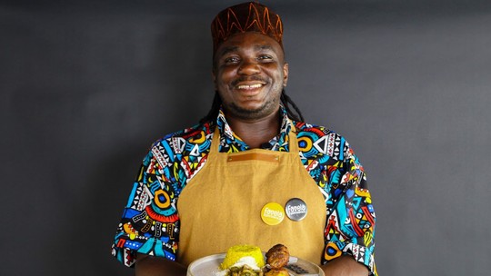 Chef leva raízes do Congo ao Favela Gastronômica
