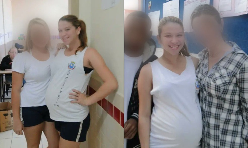 MC Pipokinha ficou grávida aos 16 anos e tem uma filha — Foto: Arquivo pessoal