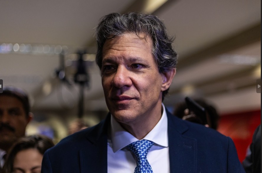 O ministro da Fazenda, Fernando Haddad