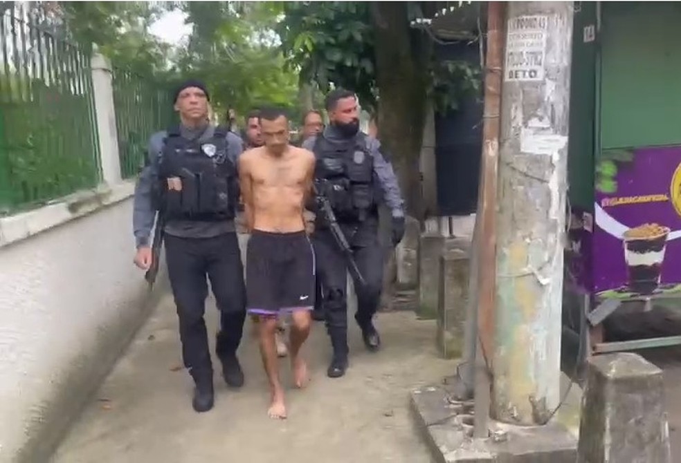 Lindemberg Vieira da Silva, conhecido como Mago Lindo, é preso no Complexo do Chapadão — Foto: Reprodução