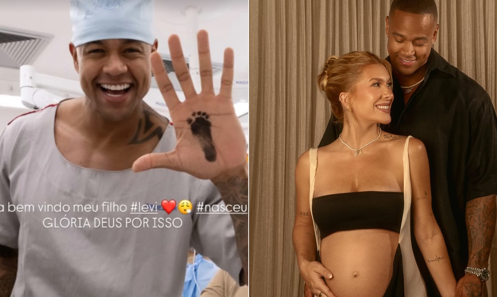 Léo Santana e Lore Improta anunciam nascimento do segundo filho Levi!