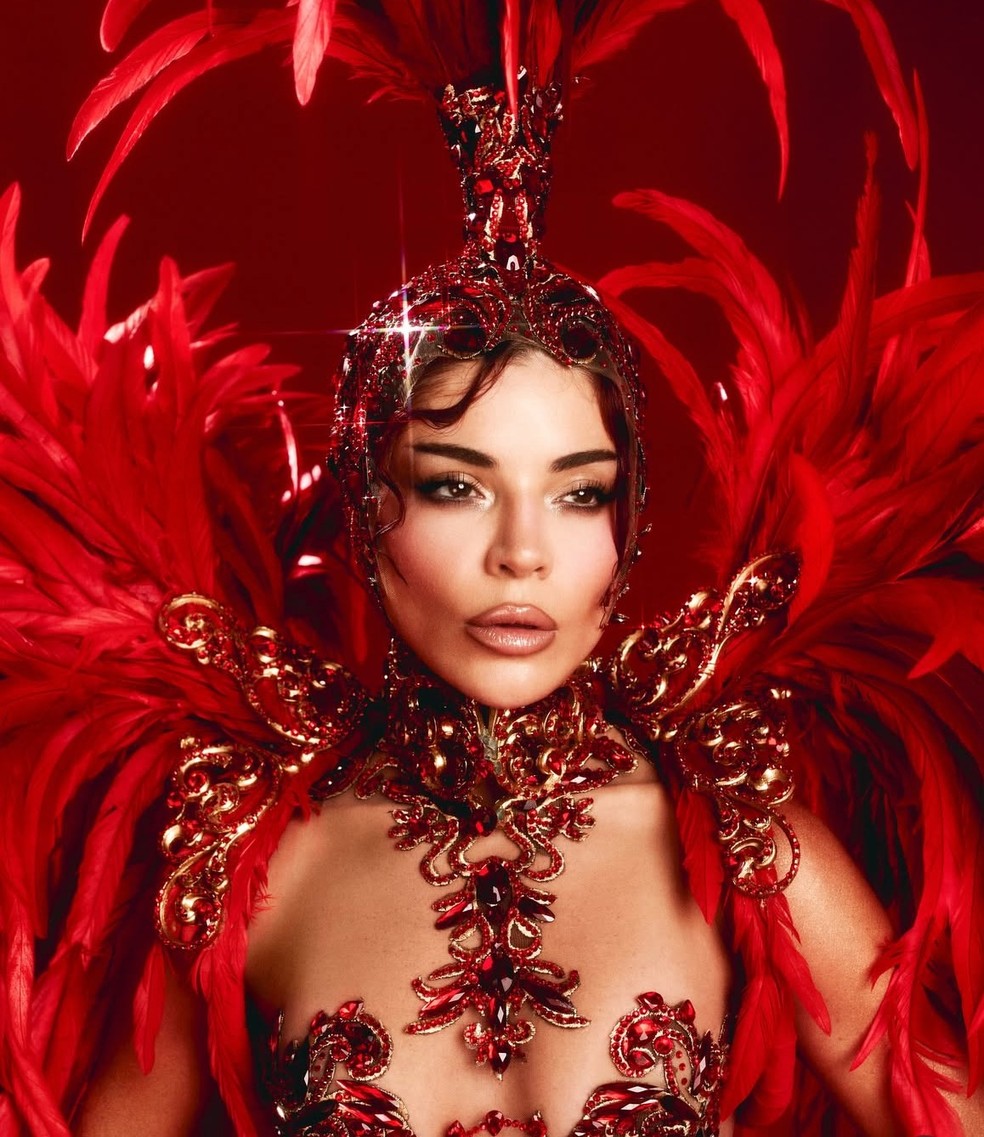 Gkay, a atriz e humorista era uma das musas do Salgueiro — Foto: Divulgação