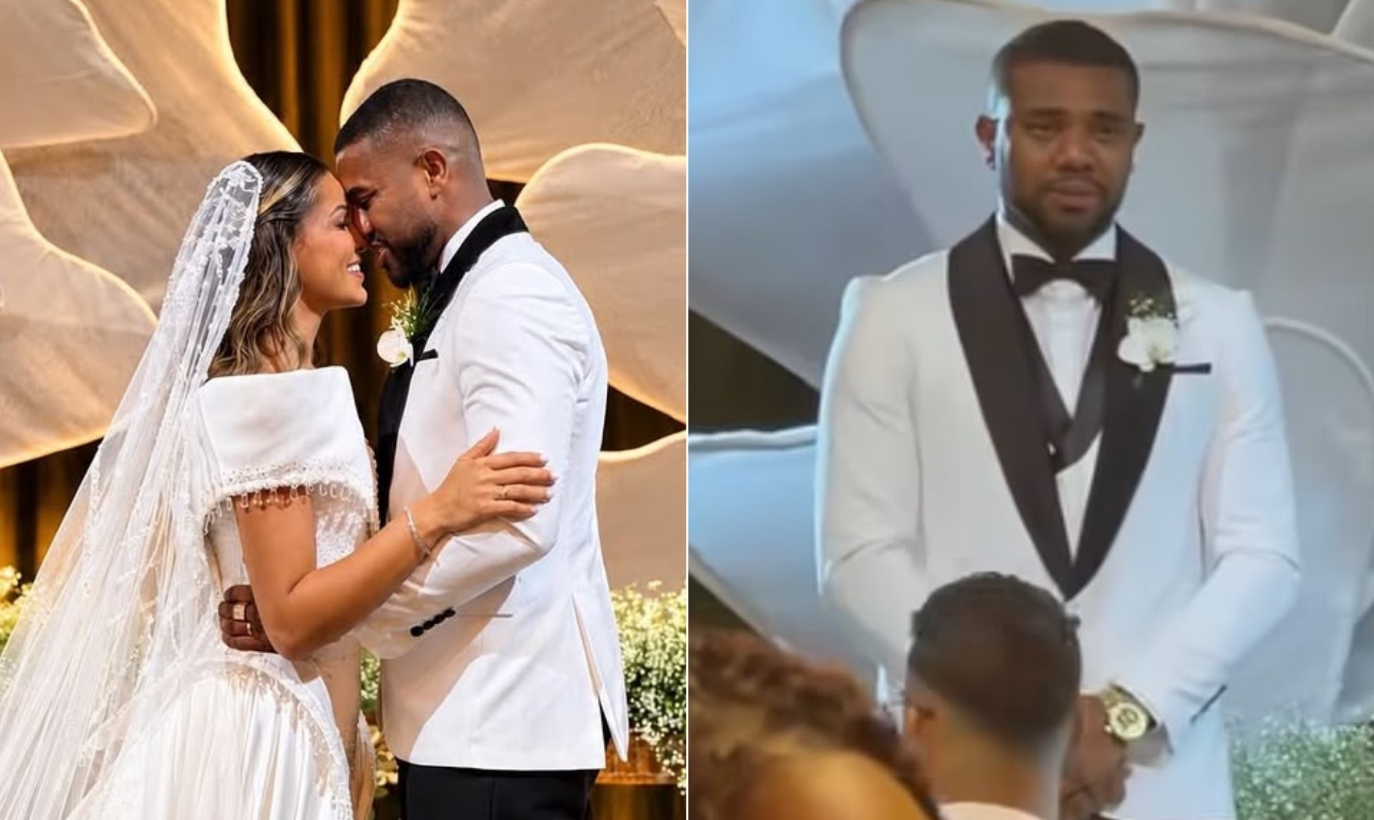 Ex-BBB Davi Brito e Emilly Garcia se casam em Salvador com festão - Foto
