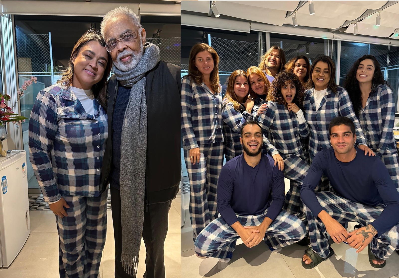 Preta Gil na festa do pijama com amigos e familiares — Foto: reprodução/ instagram