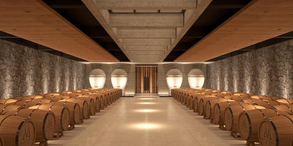 Vinícola Maturano, prevista para ser inaugurada ano que vem, promete ser boom no enoturismo — Foto: Divulgação