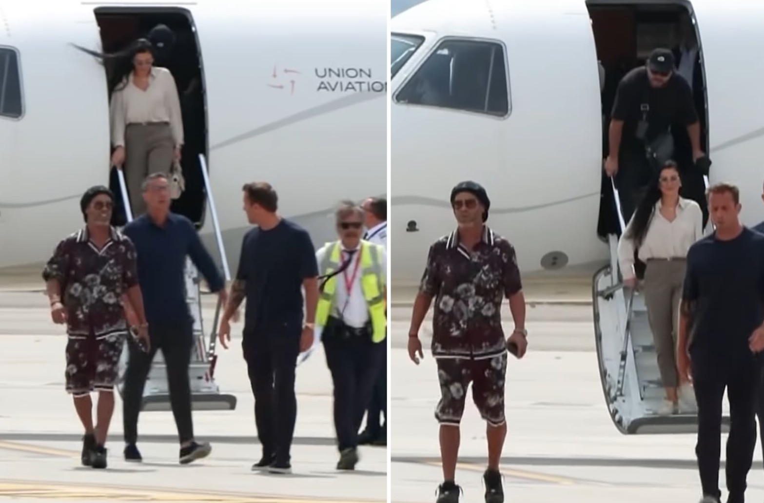 Ronaldinho Gaúcho chega à Itália acompanhado da namorada para oficializar volta ao futebol profissional - QTU Questões do Universo