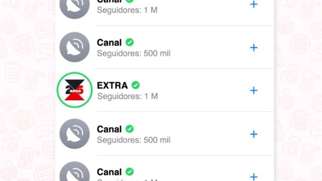 WhatsApp lança nova ferramenta Canais; EXTRA terá 4 grupos de notícias para você
