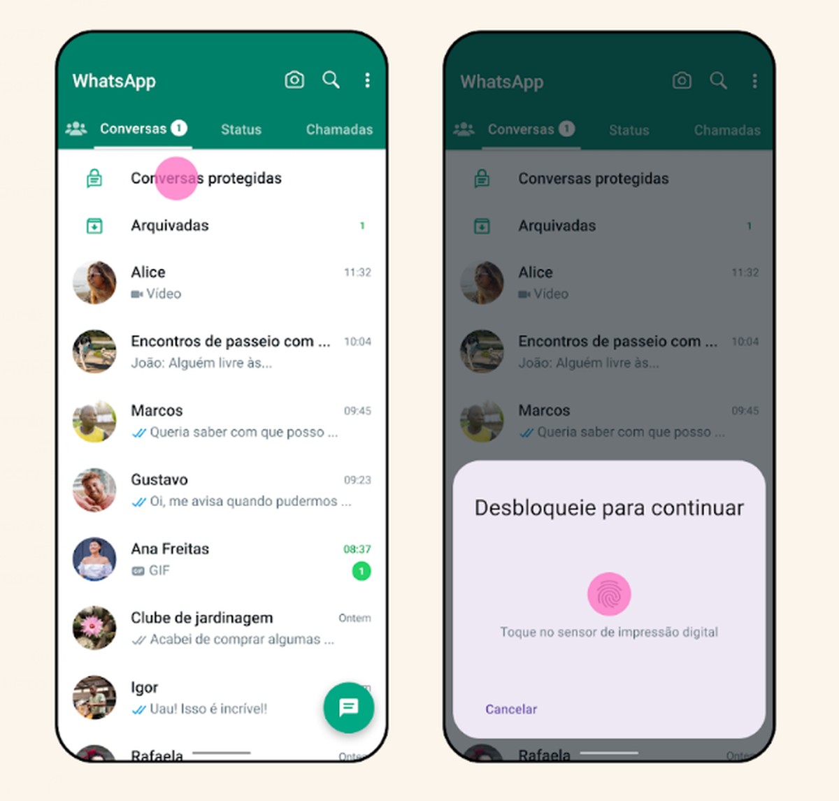 WhatsApp obtiene una nueva función para proteger las conversaciones.  Descubra cómo funciona la herramienta |  Tecnología